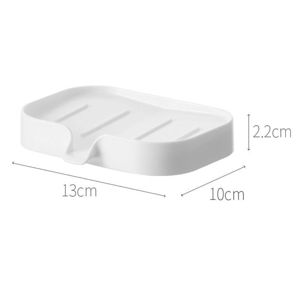 2Pcs Plastic Soap Holder Multi-function Wall Soap Shelf  Kitchen Countertop