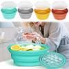Foldable Face Ice Bath Bowl Silicone Face Dipping Bowl New Skincare Washbasin  for Women Girls