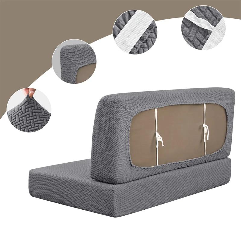 2 Stück/Set Jacquard Wohnmobil Dinette Kissenbezug Stretch Couchbezug Sitzbankbezüge Wohnmobilbezug Camper Autobank Rückenlehnenbezug