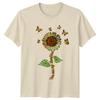 You Are My Sunshine Womens T-Shirt Sunflower Butterfly Mothers Day Gift
