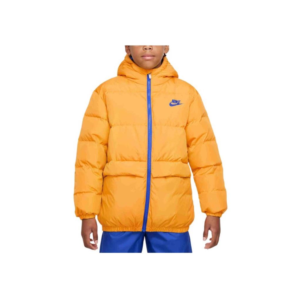 Nike Down Jacket Fashionable Versatile Warm Kids Jackets Ochre DZ9965-752