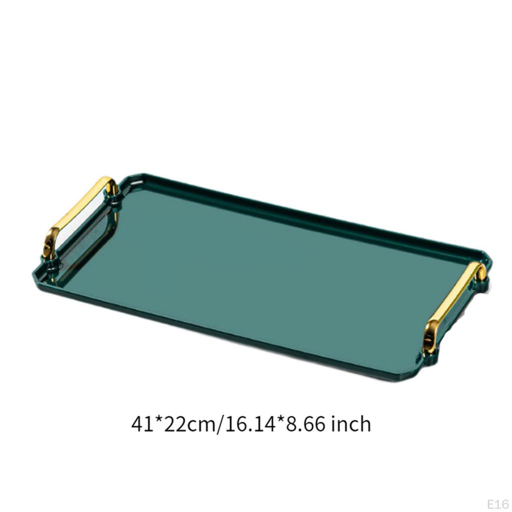 Elegant Bathroom Serving Tray, Modern Vanity Tray