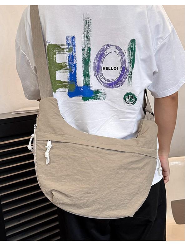 Japanese-Style Nylon Dumpling Bag - Large Capacity Youth Trend Crossbody and Shoulder Bag