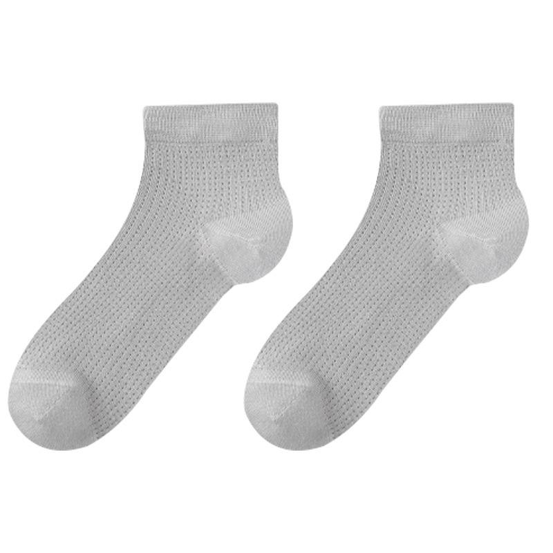 

Женские весенне-летние тонкие однотонные бесшовные сетчатые дышащие дезодорирующие повседневные носки-гольфы 1 pair серый