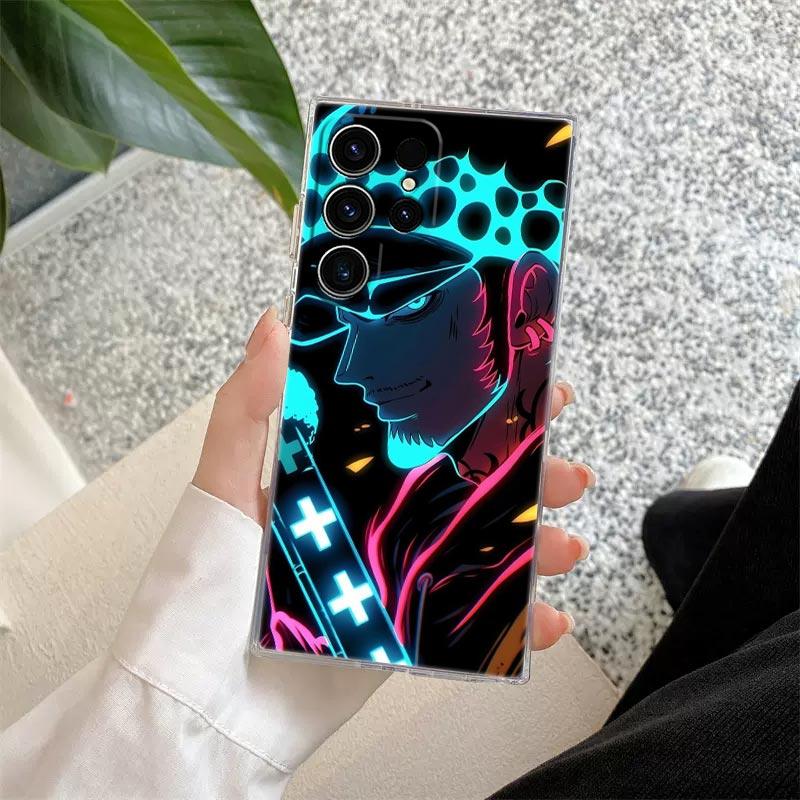 Anime O-One Pieces S26Ultra Case Coque For Samsung Galaxy S25 S26 S24 S23 Ultra S22 S20 Plus S21 S25 FE A57 5G Clear Phone Cover