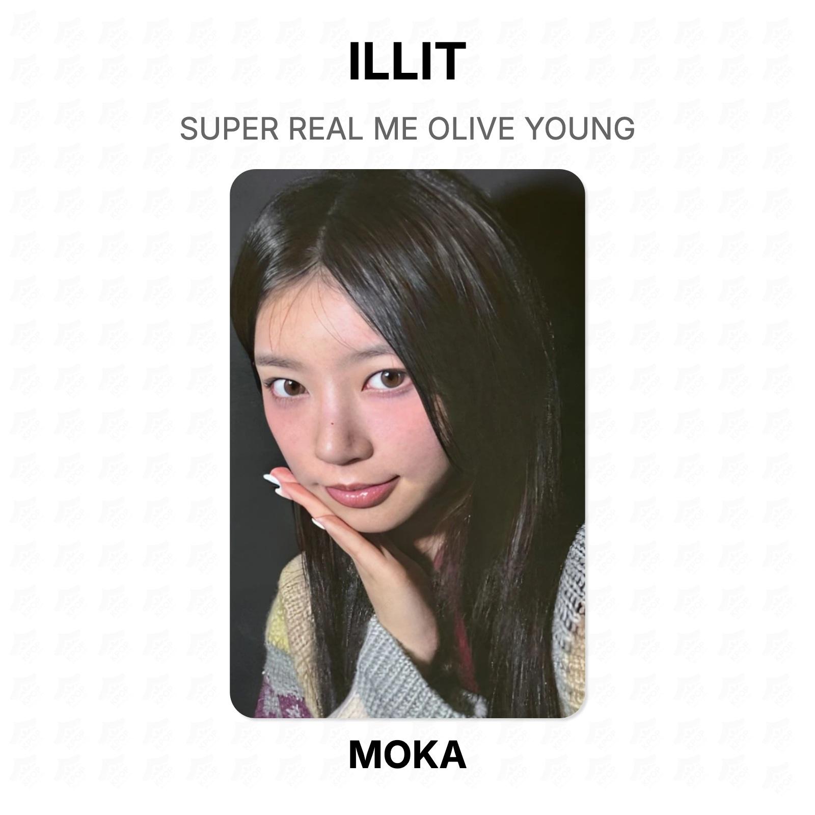 ILLIT SUPER REAL ME OLIVE YOUNG Official Photocard MOKA