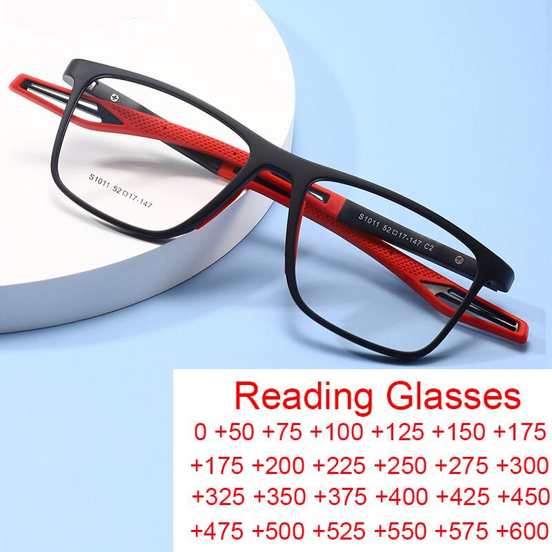 Anti-Reflective Computer Reading Glasses Men Classic Sports Eyeglasses Blue Light Filter Outdoor Presbyopia Glasses Uv400