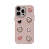 Sweet Love Pearl 17promax Apple 15 Mobile Phone Case Iphone13 Three dimensional Gem 11 Suitable for 16 Soft Set