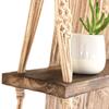 Macrame Hanging Shelves, Brown