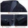 ROMON Men's Wool Blend Business Casual Suit Jacket