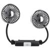 360° Car Fan Magnetic Fan Adjustable Universal Car Rear Auto Cooling Fan Auto Cooling Fan Double Head Small Fan