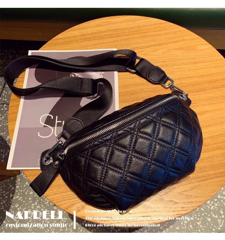 Damen 2025 Sattel-Brusttasche aus Rindsleder - Vielseitige Lässige Crossbody- und Hüfttasche im High-End-Stil