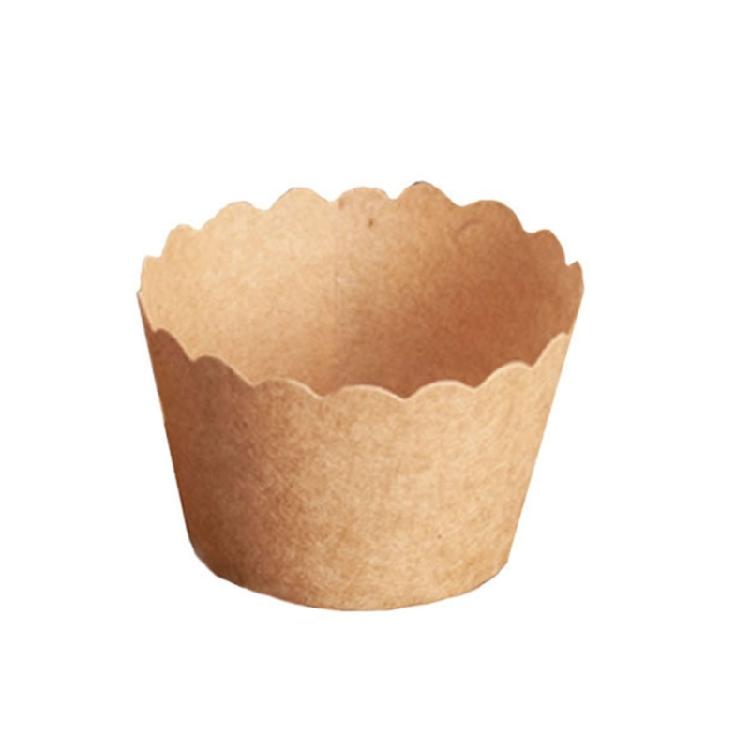 50 Stück Backförmchen Kraftpapier Kuchenförmchen Muffinförmchen Hitzebeständig Ölbeständig Wraps