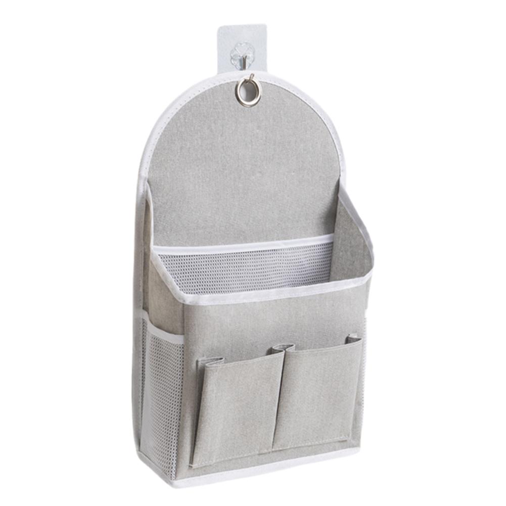 Wall Mounted Storage Bag Fabric Hanging Storage Bag for Dormitory Wall Door Bags Dual-Pocket Side Mesh Organizer Holder
