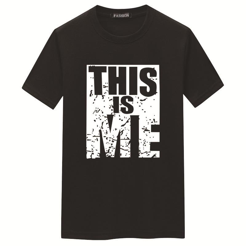 QICED Letní triko s krátkým rukávem Pánské triko Trend s výstřihem do O