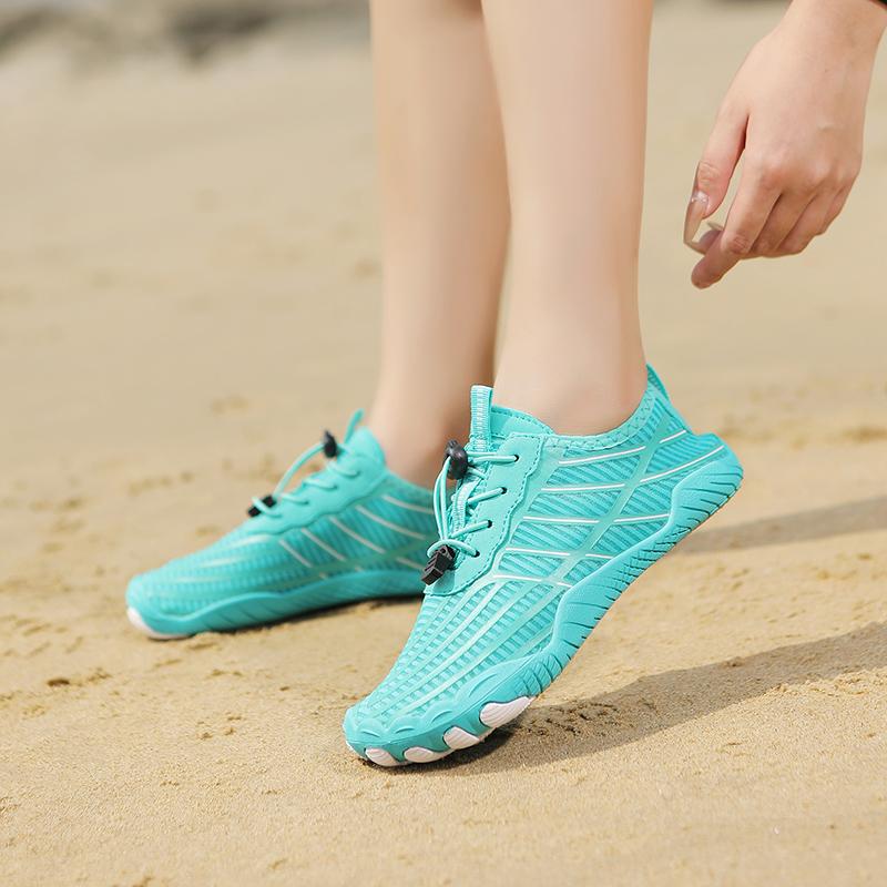 35-46 Yoga Fitness Shoes Men's Multi-function Solid Color Water Sports Outdoor Hiking Shoes Women's Large-scale Diving Beach Shoes