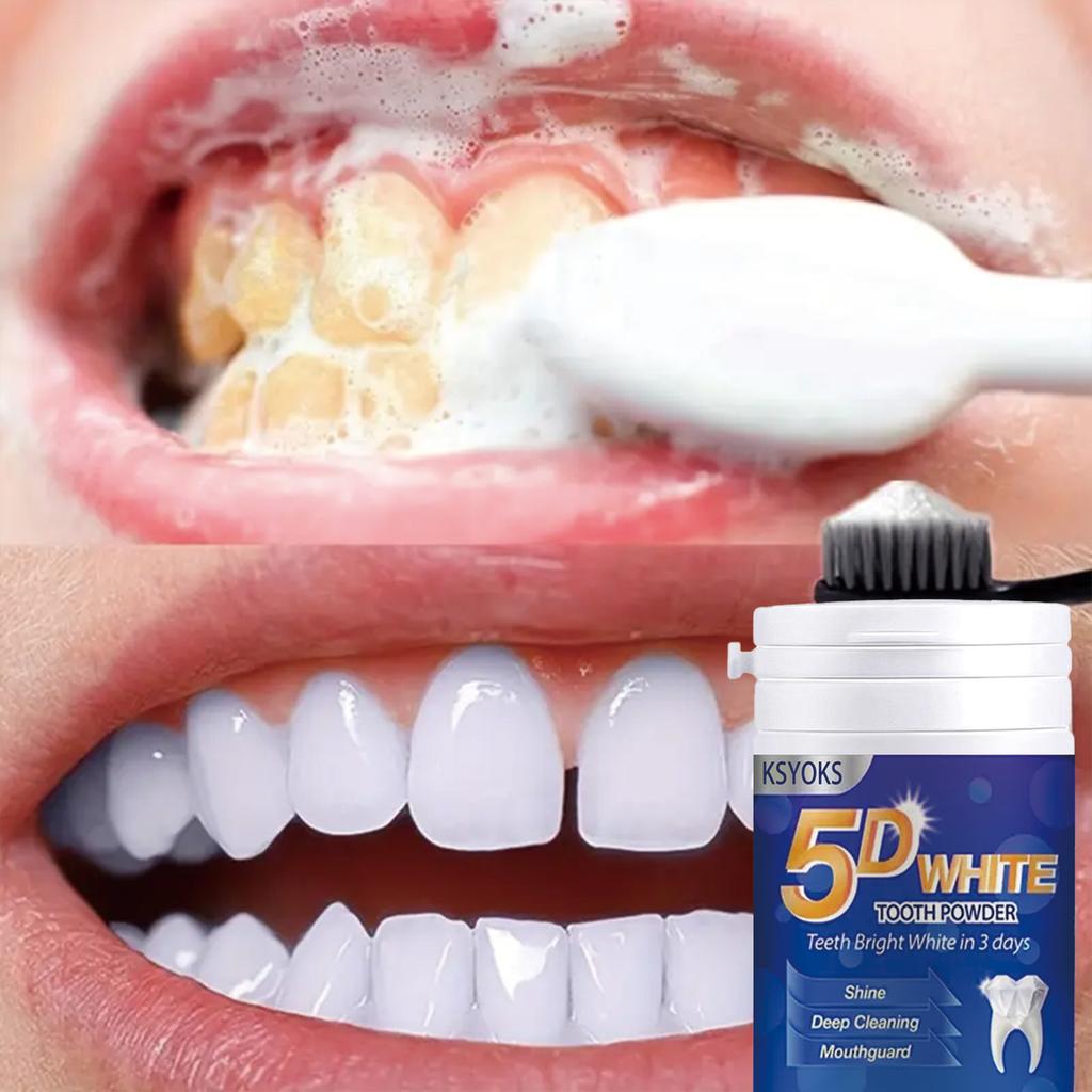 Whitening Teeth Powder Can Make Teeth White and Shiny Like Jade Within 3 Days