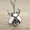 Vintage Steampunk Mechanical Gear Beetle Pendant For Men 316L Stainless Steel  Biker Heavy Metal Jewelry Gifts