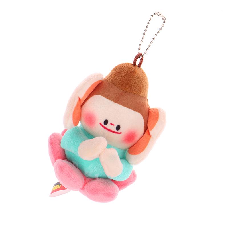 Creative Cartoon Buddha Plush Toy Soft Stuffed Doll Keyring Bag Pendant Cute Plush Dolls Keychain Car Key Decoration