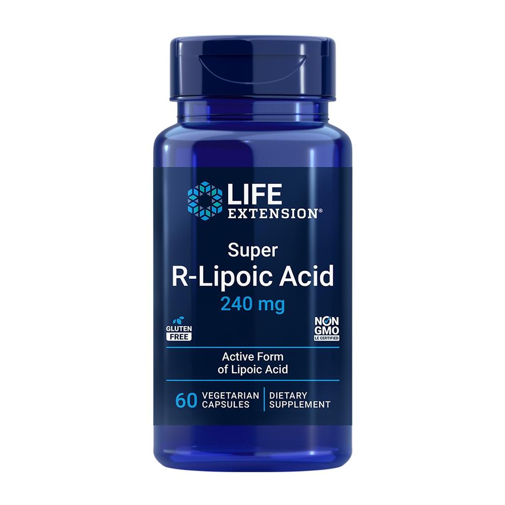 

Super R-Lipoic Acid 240 mg, 60 Vegetarian Capsules
