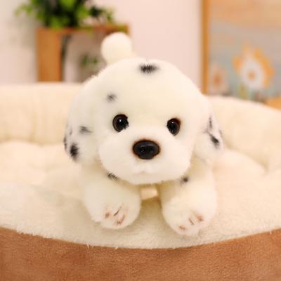 Furry Dalmatians Dog Plush Toy Cute Stuffed Realistic Spotted Puppy Doll Home Decor High Quality Kids Holiday Birthday Gift