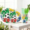 World Cup Soccer Party Tableware Set: Disposable Paper Plates, Cups, Straws, Tablecloths, Banners, and Decorations