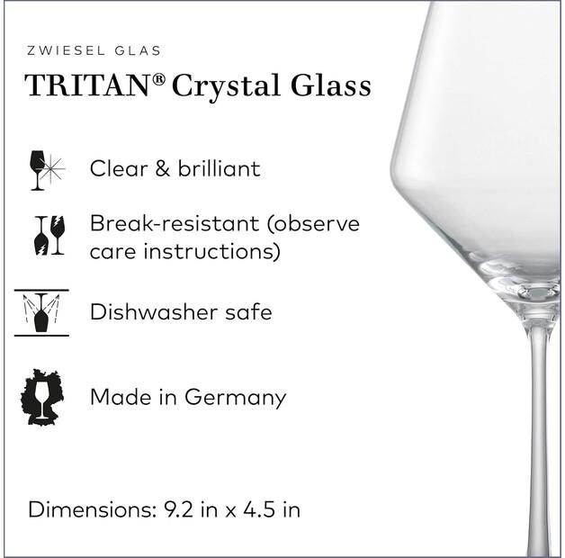 Set of Red Wine Glasses Schott Zwiesel Pure Burgundy, 6 Pieces (112421)