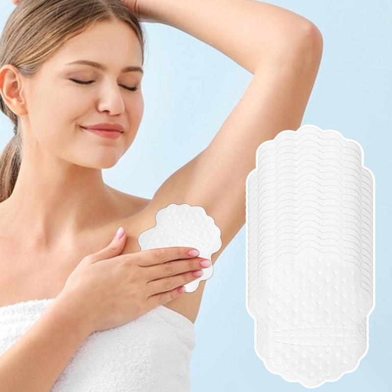 Armpit Sweat Pads 20PCS Non Visible Non-woven Armpit Sweat Patches Portable Anti Sweating Pads Thin Underarm Sweat Patches For