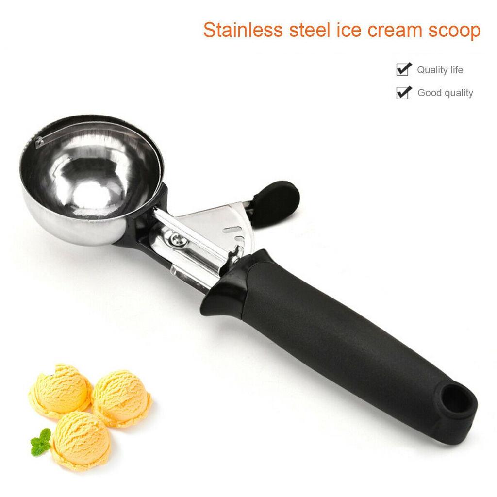 Ball Spoon Ice Cream Scoop Mashed Potato Melon Fruit Food Spoon Non-Stick J Ball Spoon Ice Cream Scoop Mashed Potato Melon Fruit Food Spoon Non-Stick J