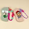 2025 New Portable Silicone Zipper Glasses Bag Sunglasses Protective Cover Waterproof Storage Bag Braided Lanyard Eyeglasses Case