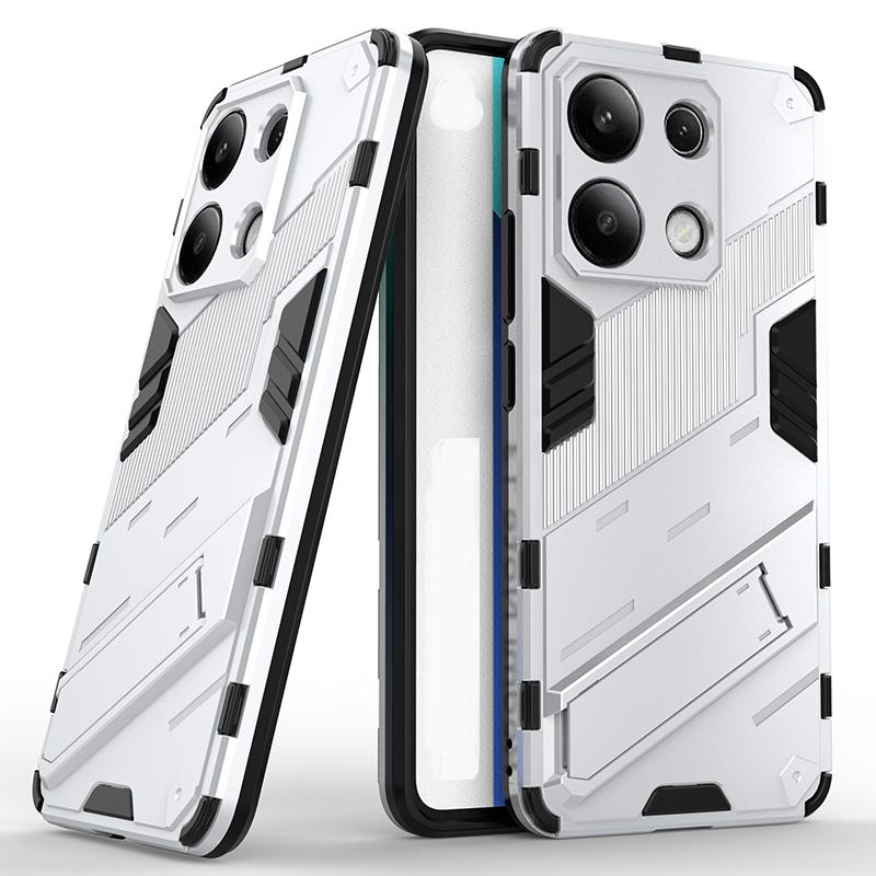 Armored Soft TPU+Hard PC Holder Shockproof Phone Case For Xiaomi 13T 12T 11T Pro Redmi Note 13 13C 12 12C 11 10 S Pro Lite Cover