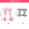 Dollhouses Window Drapes Living Room Scene Display Accessory For Miniature Living Room Model Project Display Decors