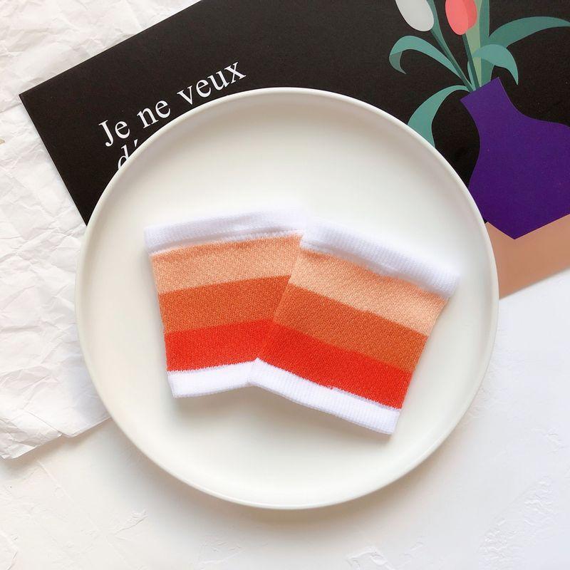 

Blue Dyed Homemade Original Wristband Cute Pink White Stripes Sports Suction Wristband Sports Ornament Protective Gear 7. A pair of orange All yards