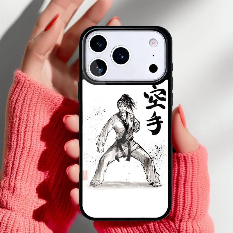 Japan Karate Martial Arts Phone Case for iPhone 17 16 15 14 13 Pro Max Back Cover for 12 11 Pro Coque