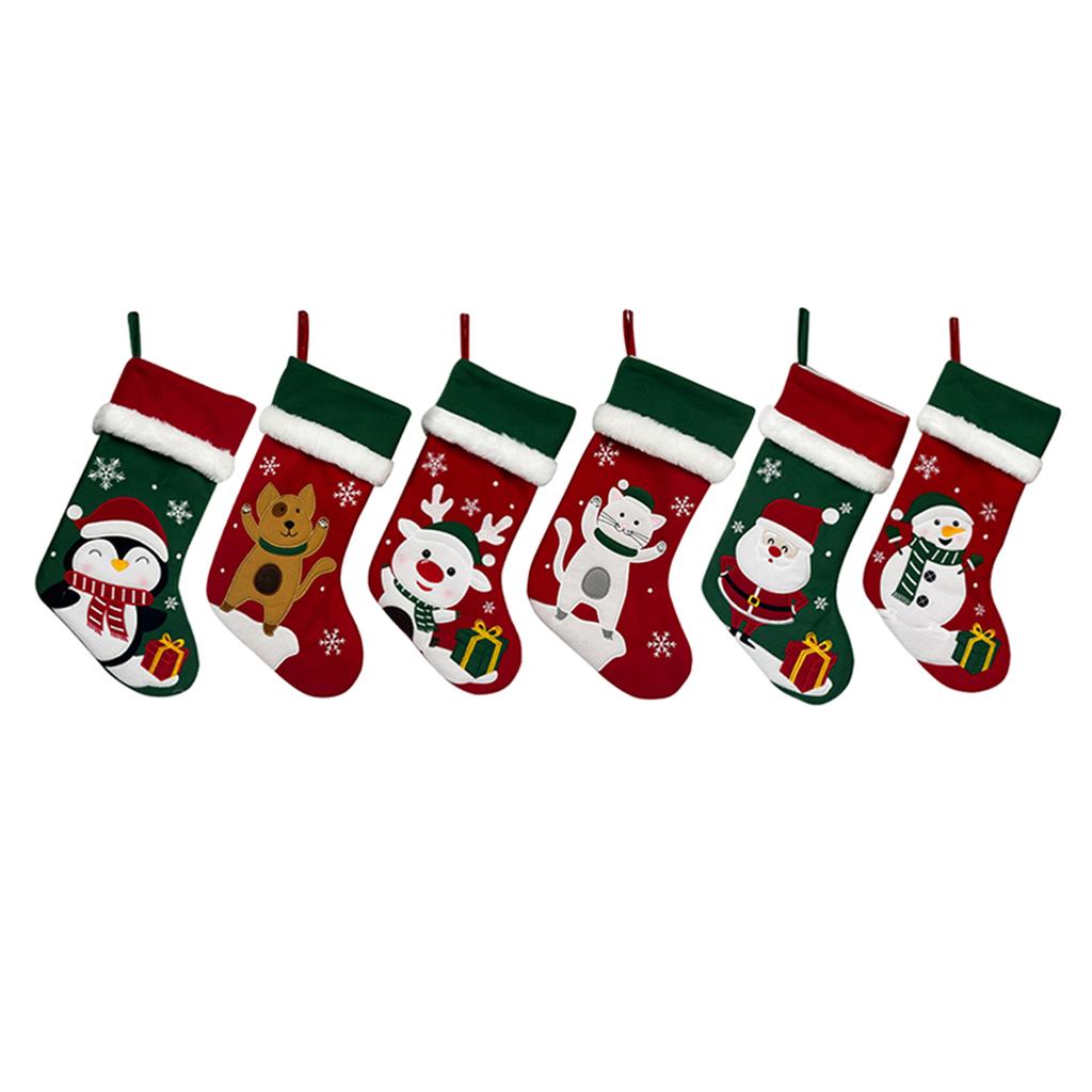 Large Xmas Stockings Gifts Bag for Adults Kids Large Xmas Stockings Hanging Xmas Stockings for Christmas Fireplace Tree Decor