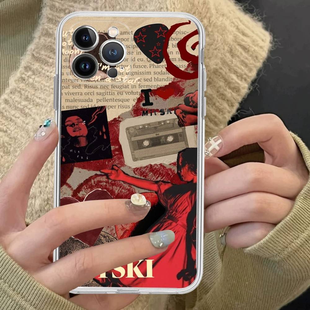 Popular Singer M-Mitski Fit For IPhone 16 15 Promax Phone Case IPhone 14 11 12 High End 13 Pro Silicone