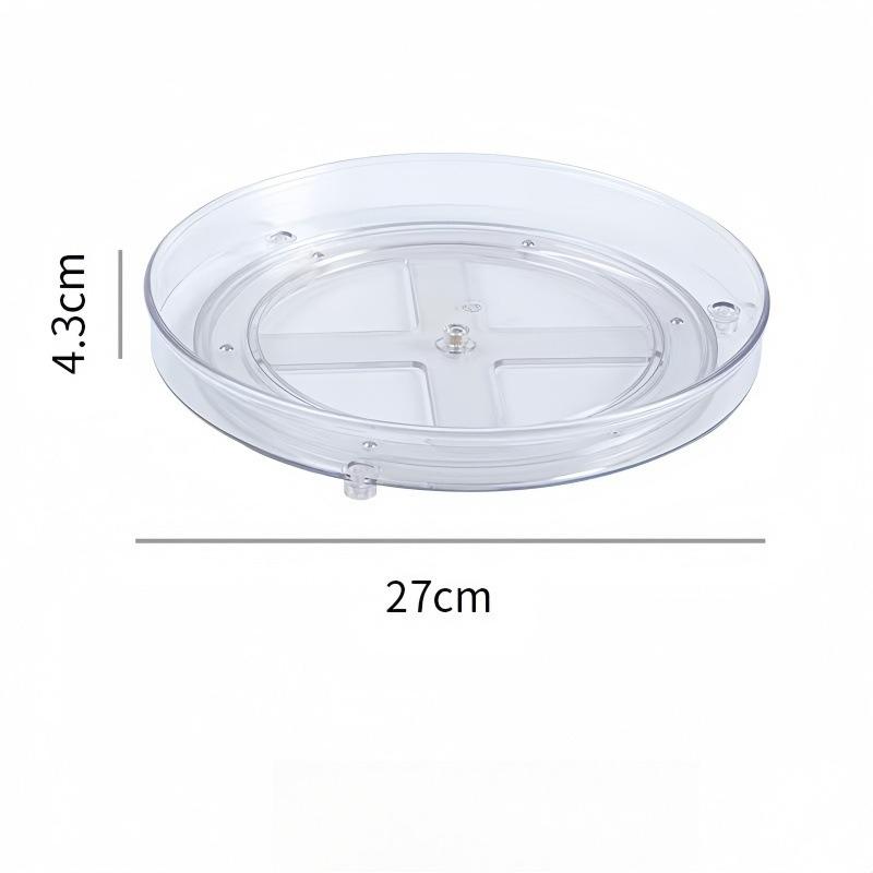 Turntable for Cabinet, Refrigerator Organizer for Pantry Organizers and Storage, Non-Skid Fridge Organizer