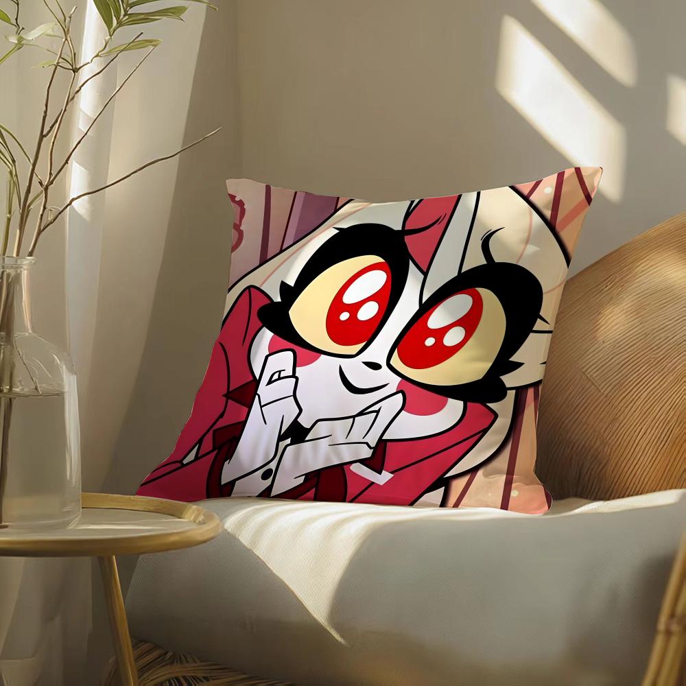 Hazbin Hotel Kissenbezug Seidig Elegant Komfort Schlafsofa Versteckter Reißverschluss