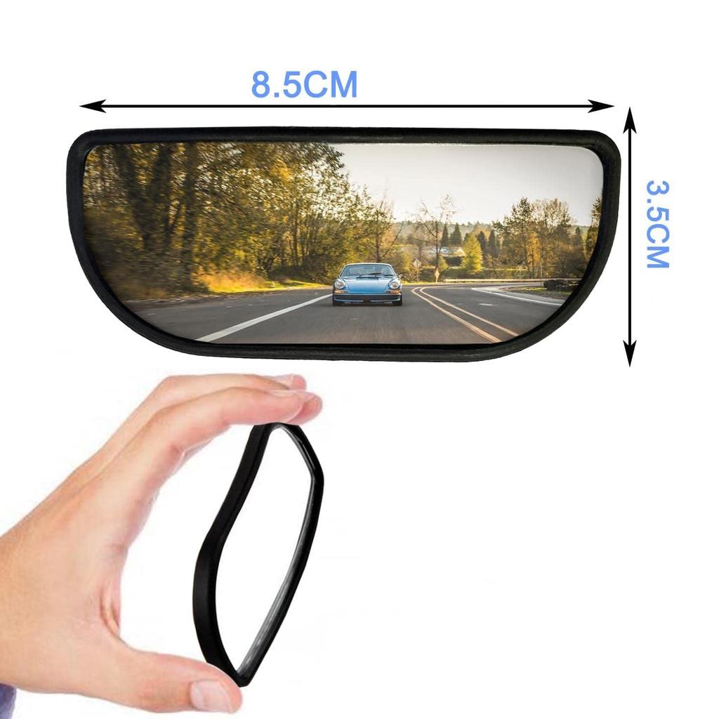 KEWAYO 2-Piece Set of 2 Auxiliary Mirrors for Cars, Auxiliary Mirror, Auxiliary Side Mirror,