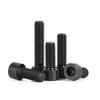 Grade 8.8 Blackened Carbon Steel Full Tooth Hex Socket Long Rod Screw Set M10, M12, M14, M16, M20