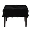 DIZLAS Piano Chair Piano Electronic Cover, Cover, 2-Seater, Piano, Decoration, Protection, Velvet, 7636 (Black)