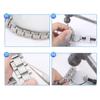 6pcs Set Watch Link Removal Tool Kit with 3 Extra Pins Replacement Watch Resizing Kit for Watch