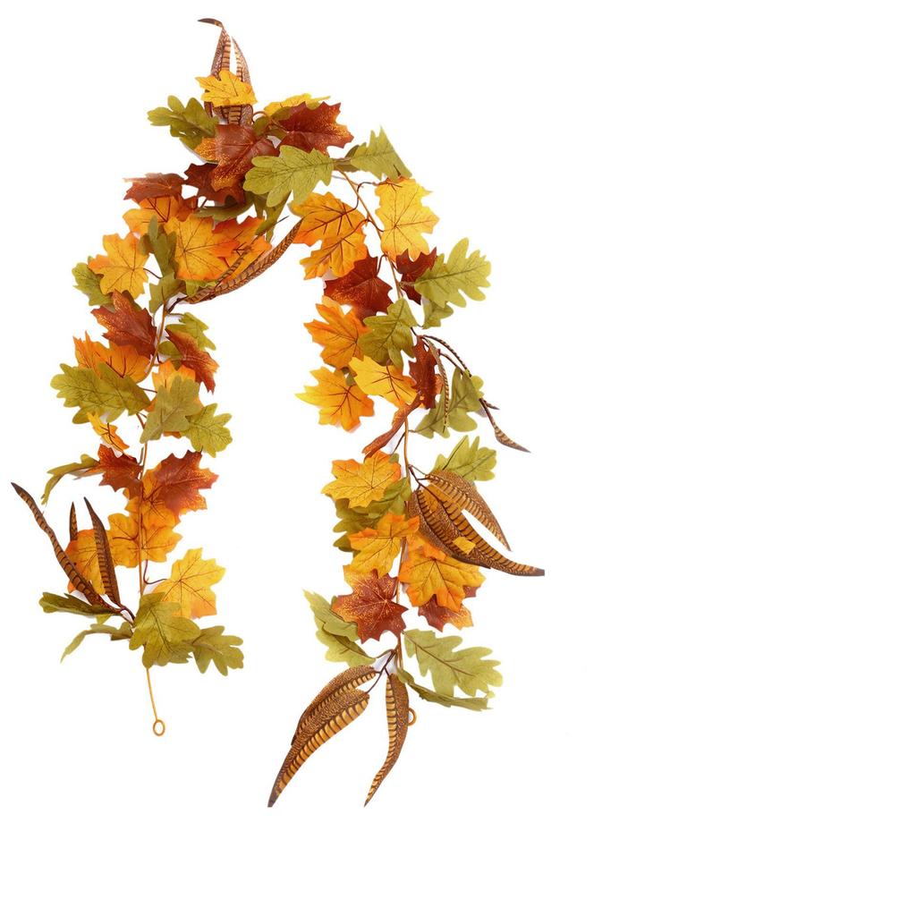 Hanging Decorations, Artificial Maple Leaves And Vines, Halloween Artificial Green Plants, Festival Decorations, Artificial Maple Leaves.