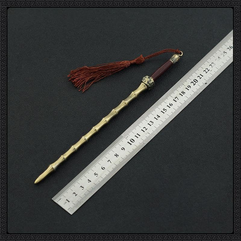 [Nekogamiyama] Suikoden General Hero Weapon Hu Yan Zhuo Twin Whips, Total Length 22cm (2 Pieces) / Miniature Figurine Collector's Decor