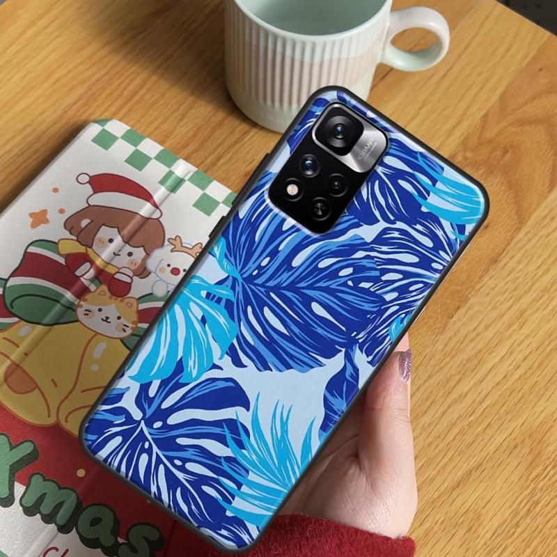 Monstera Flower Tropical Leaves Case For Xiaomi Redmi Note 14 Pro 13 12 11 10 15 Pro Plus Redmi 15 C 13 10C 12C 14C 13C Cover