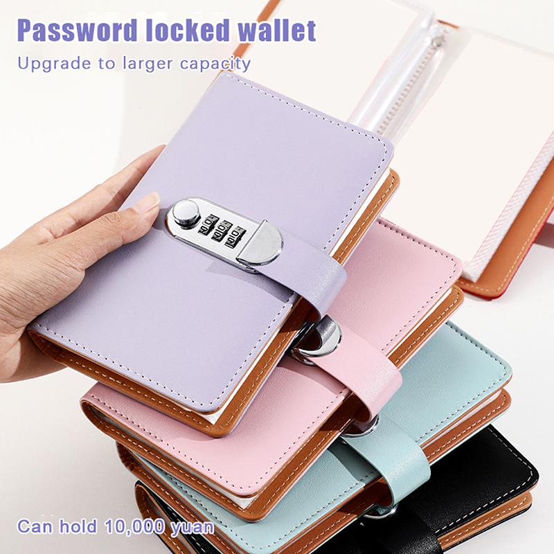 Banknote Storage Book Made Of Pu Material, Can Hold 100 Banknotes, With Banknote Pos, Stamps, Bank Card Storage Book