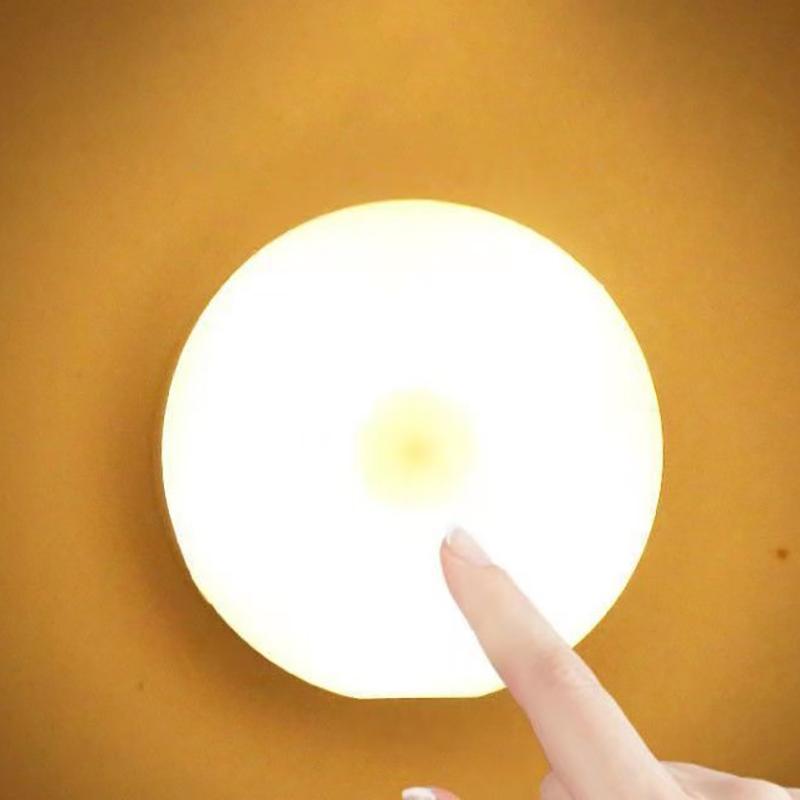 Led Smart Human Body Sensor Night Lamp Emergency Automatic Lighting Usb Charging Wireless Magentic Suction Use Night Light