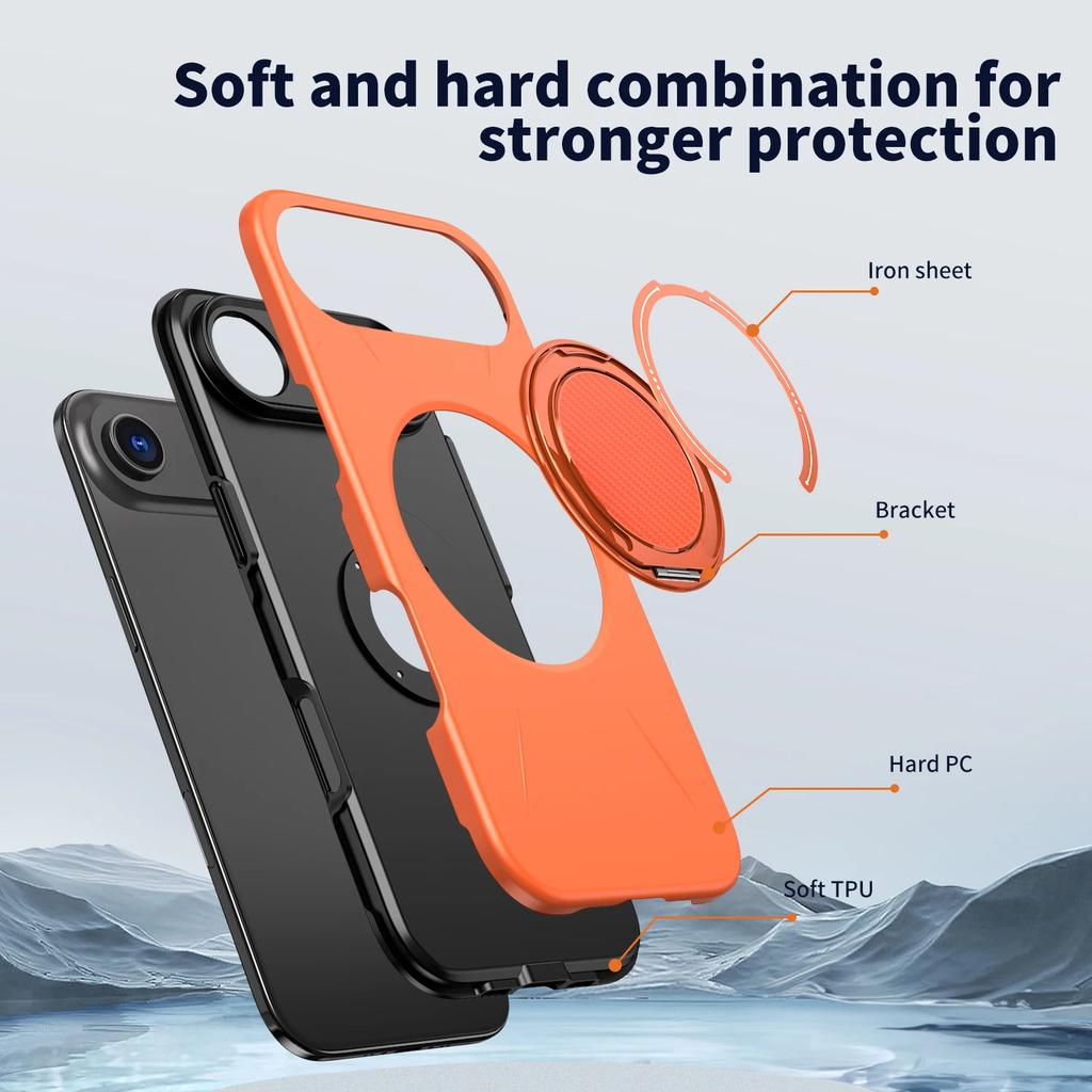Hard Dual Layer Rugged Anti-Falling Case for Iphone 17 Air 16 15 Pro Max 14 Plus 13 12 Iphone17 Iphone15 Iphone16