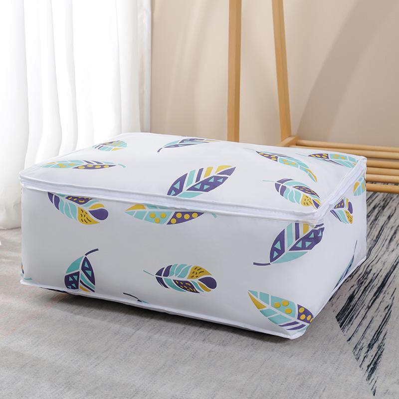 Cotton Quilt Storage Bag Organizer - Large Capacity, Waterproof & Moisture-Proof for Clothes and Quilts