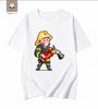 Simple Cartoon Firefighter Printed Tshirt Pays Tribute To The Daily Commuting Short Sleeved Reverse Traveler